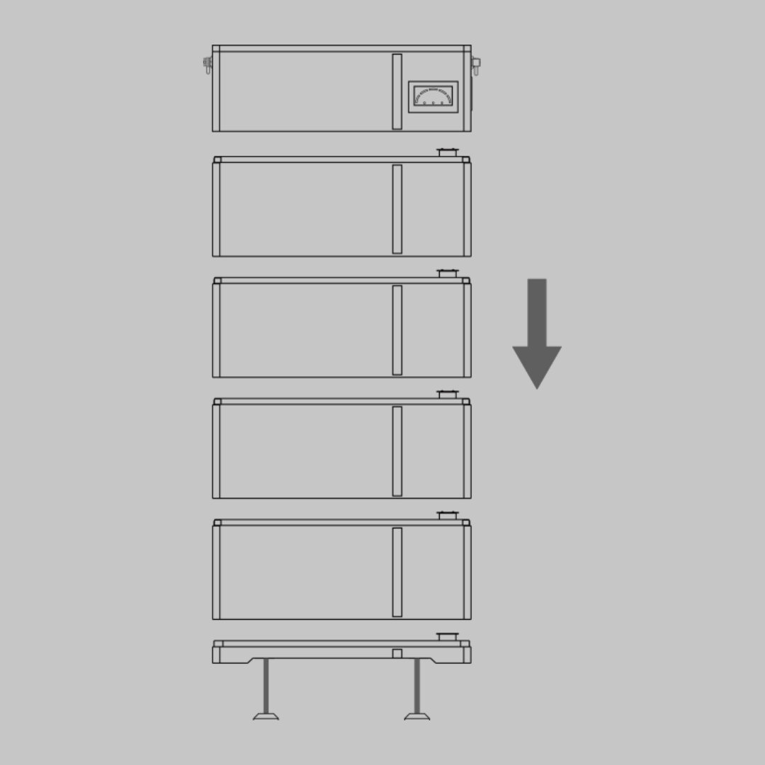 Deye 10.24 kWh Lithium Battery Pack (2 × AI-W5.1-B)