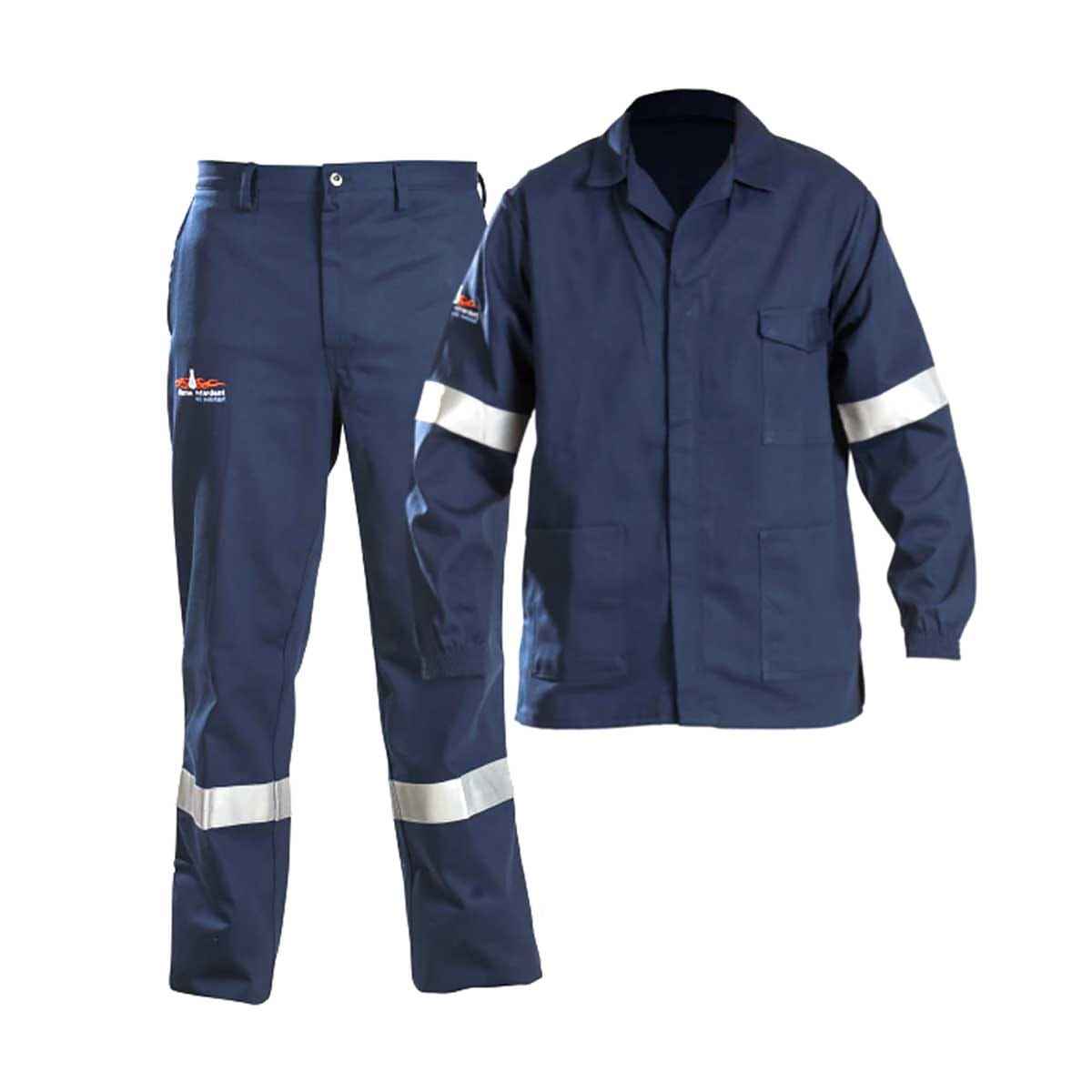 Navy Acid & Flame Conti Work Suit - Greenwattsa