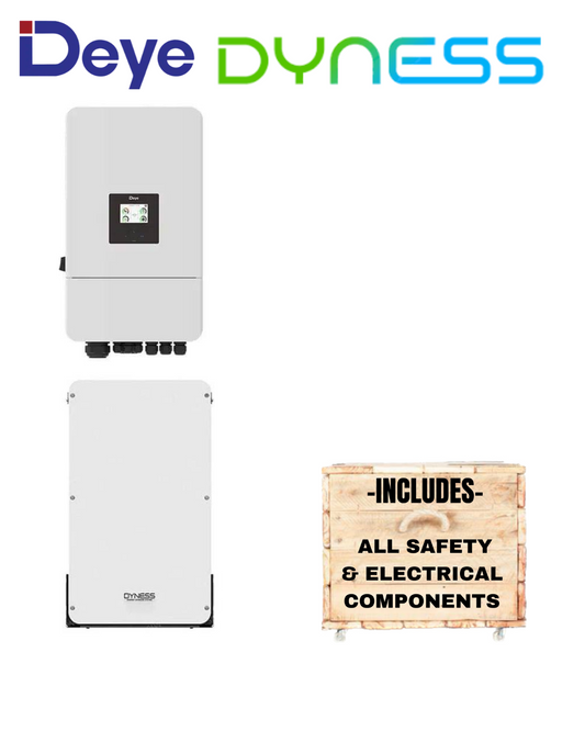 Deye 8kW Inverter + Dyness 10kW Battery + All Fittings