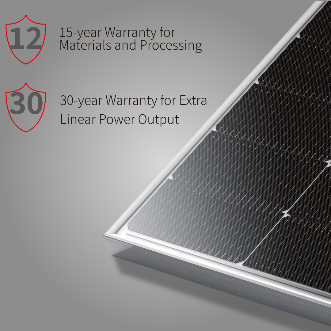 LONGi 610W Bifacial Double-Glass Solar Panel