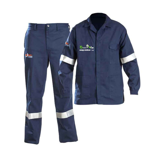 Navy Acid & Flame Conti Work Suit - Greenwattsa