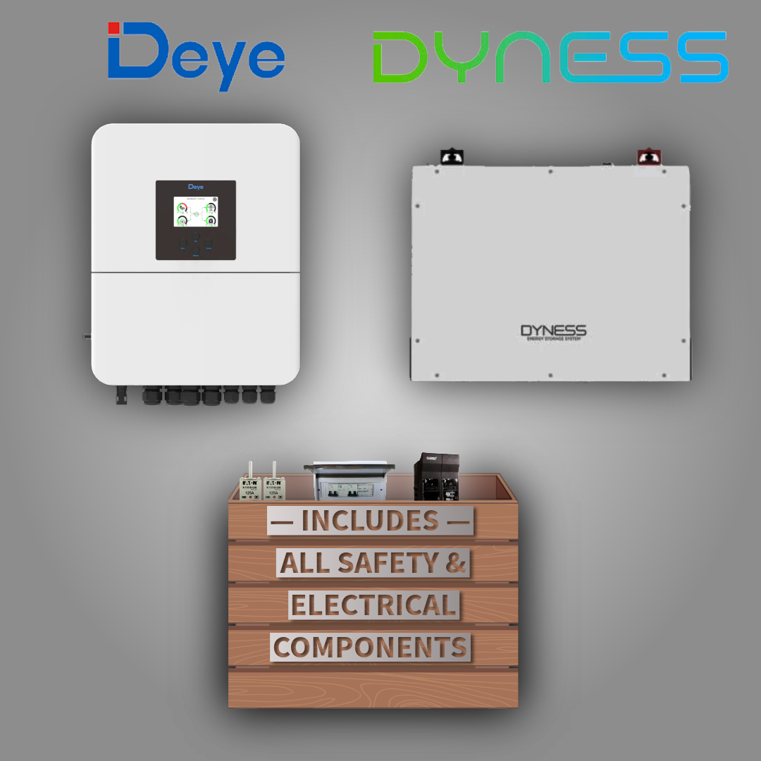 Deye 5kW Inverter + Dyness 5,12kW Battery + All Fittings