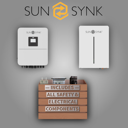 Sunsynk 5kW Inverter + Sunsynk 5,12 kWh Li-Ion Battery G Series