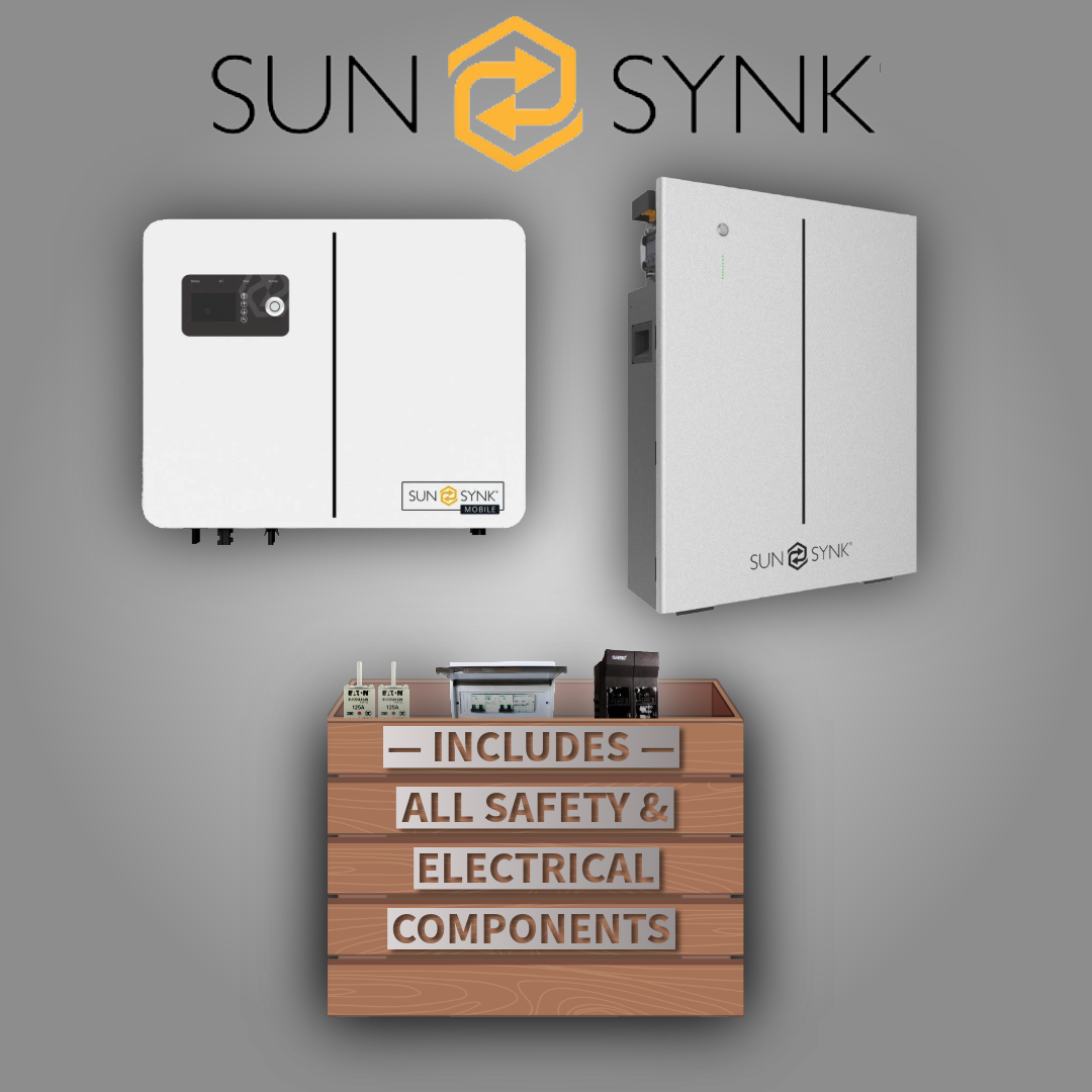 Sunsynk 8kW Lynks Inverter + Sunsynk 10.24kWh Battery W Series
