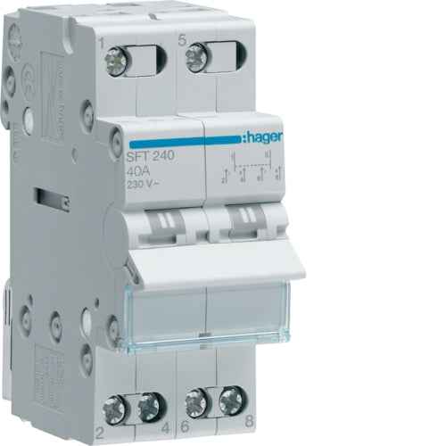Hager Change Over Switch 40A - Greenwattsa