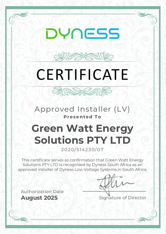 OFFICIAL DYNESS APPROVED INSTALLERS (LV)