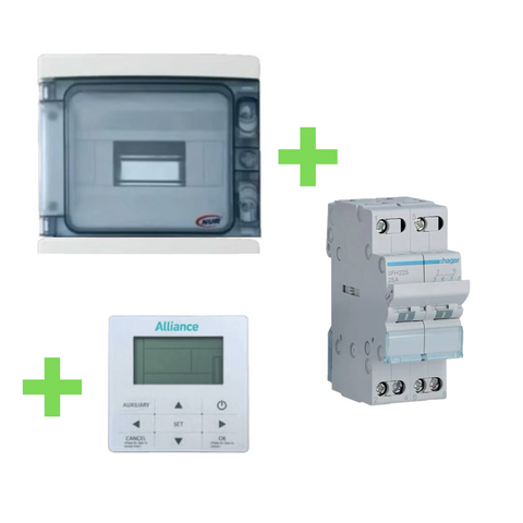 8way Weatherproof DB Box + Change Over Switch