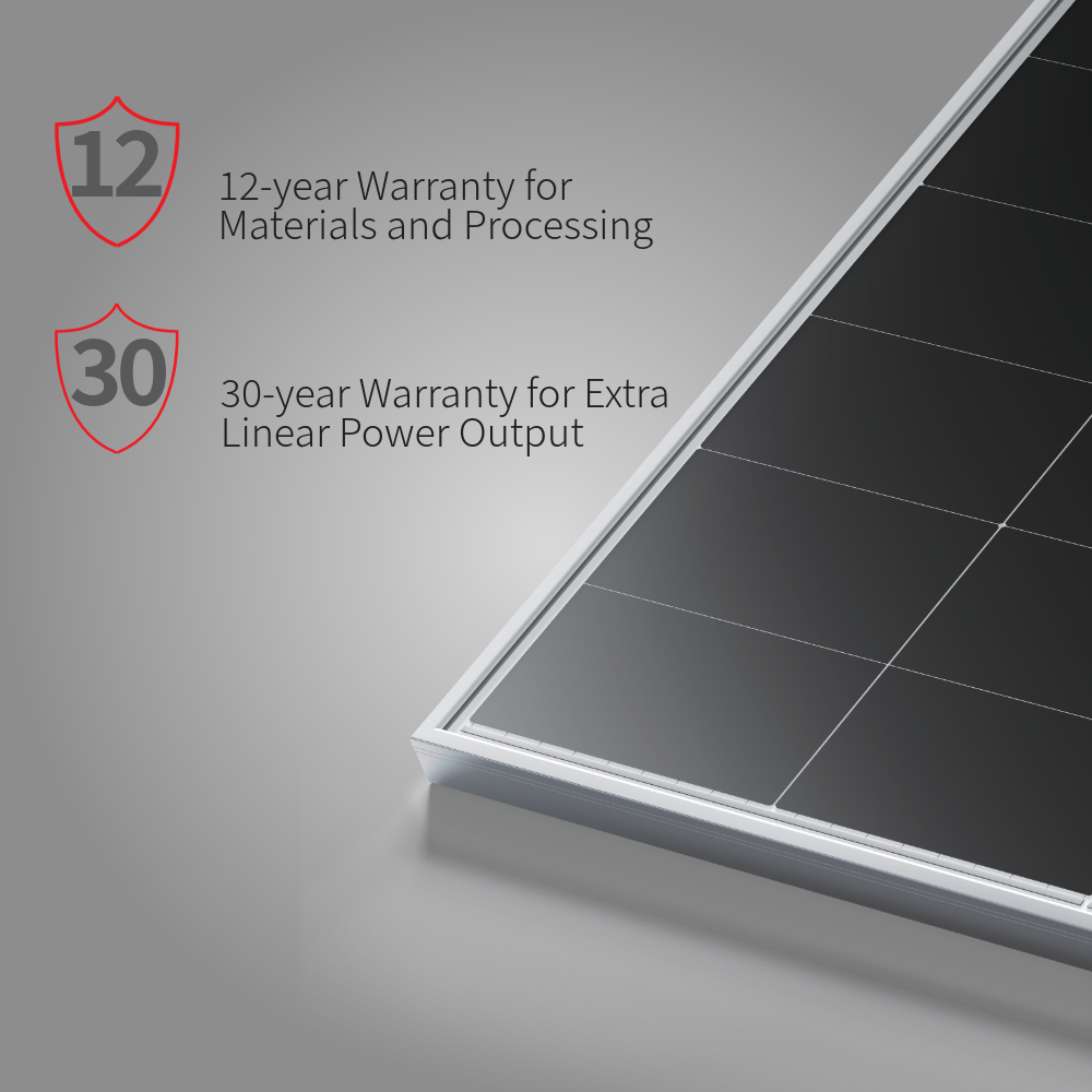 LONGi 635W Bifacial Double-Glass Solar Panel