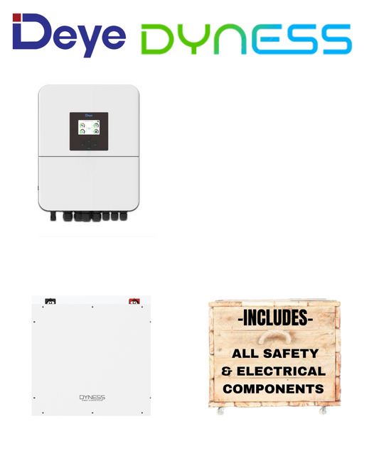 Deye 6kW Inverter + Dyness 5,12kW Battery + All Fittings