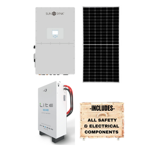 Sunsynk 50kW + Freedom HV 60/48 + Canadian X96 + All Fittings