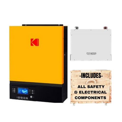 Kodak VM3 Inverter + Dyness 5,12kWh Battery + All Fittings