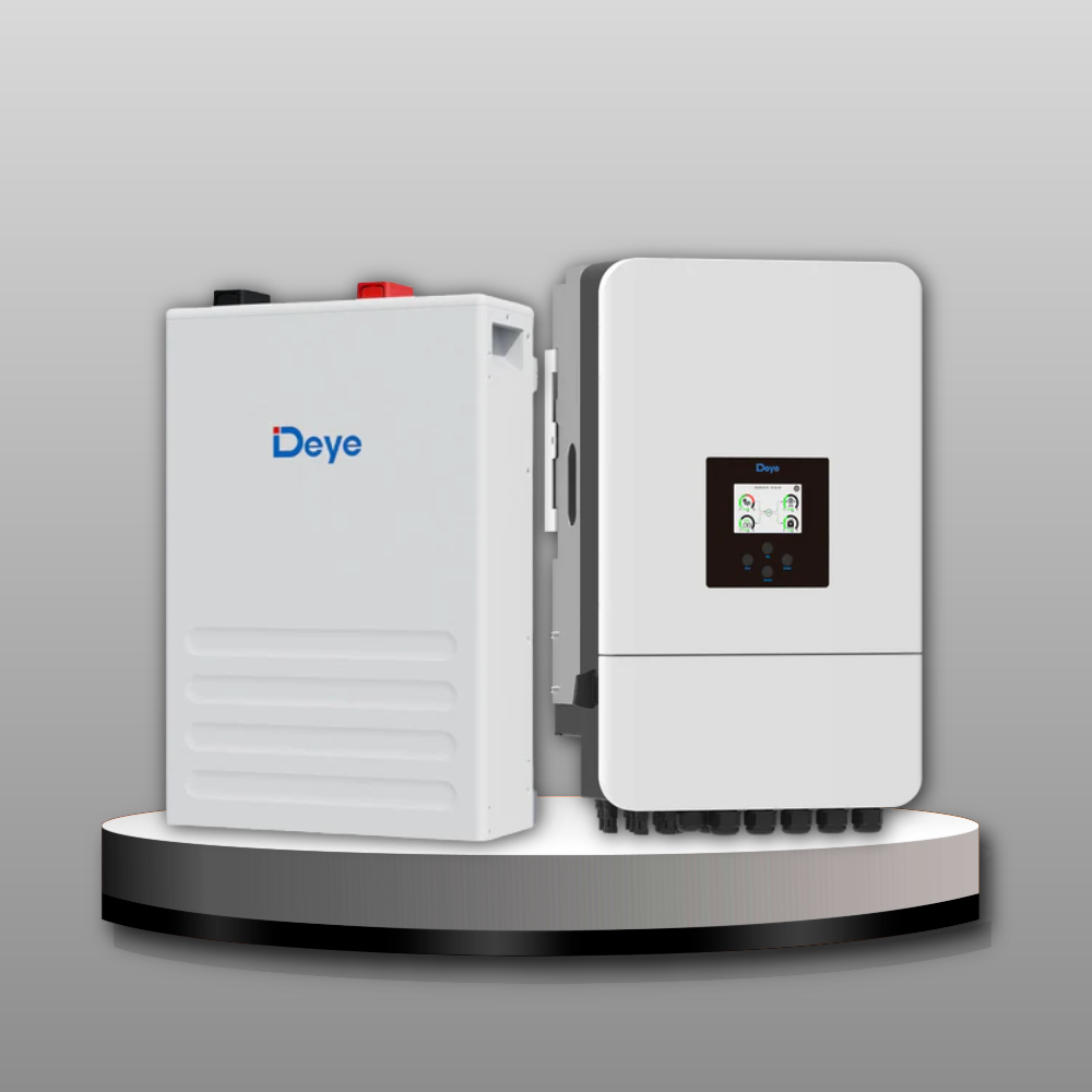 Deye 8kW Hybrid Inverter with Deye 5.12kWh Battery