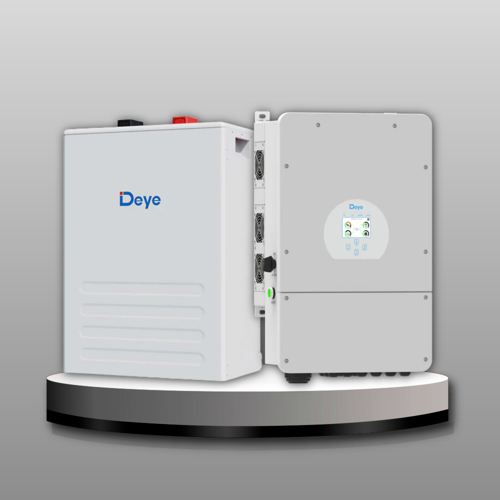 Deye 12kW Hybrid Inverter 1P with Deye 12kWh Battery
