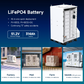 Deye GE-F128 128kWh Outdoor Battery Cabinet + 125kW Hybrid Inverter