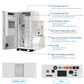 Deye GE-F128 128kWh Outdoor Battery Cabinet + 125kW Hybrid Inverter