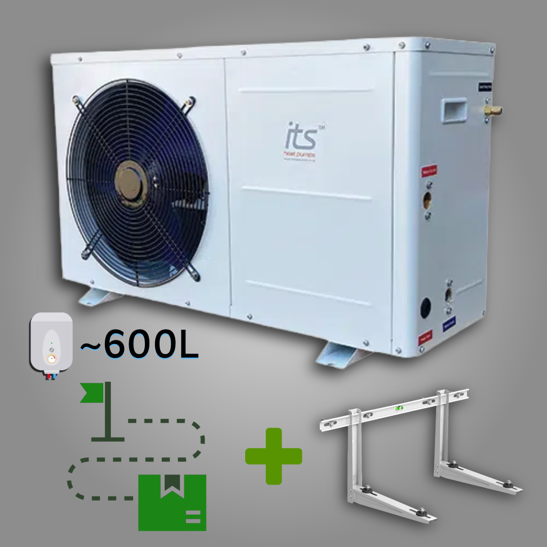 ITS 7.6kW Heat Pump (600L) + Wall Bracket