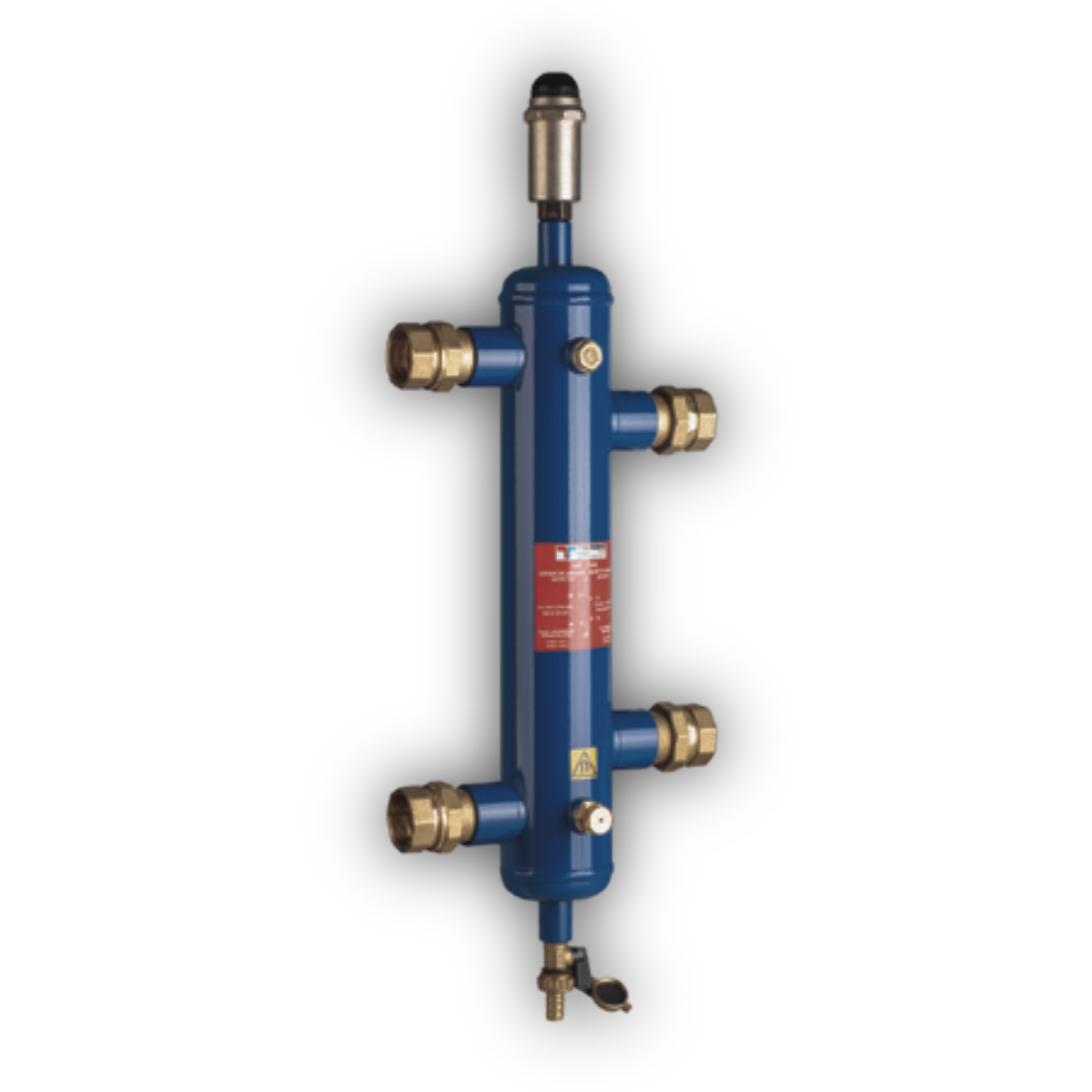 Threaded Magnetic Hydraulic Separator - 1.25" Ports