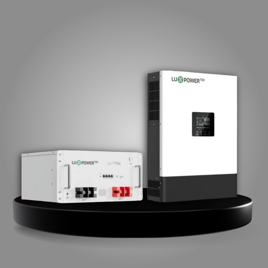 Luxpower 3.6kW GETA Inverter 24V + LuxPower 7.5kWh Battery 25.6V