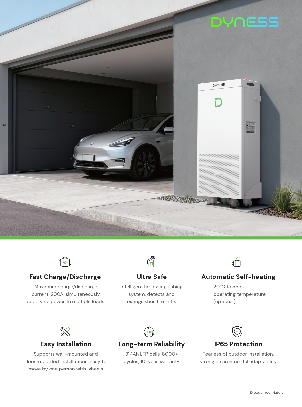 Dyness PowerBrick Plus -MAX 16.07kWh Lithium Battery - 51.2V