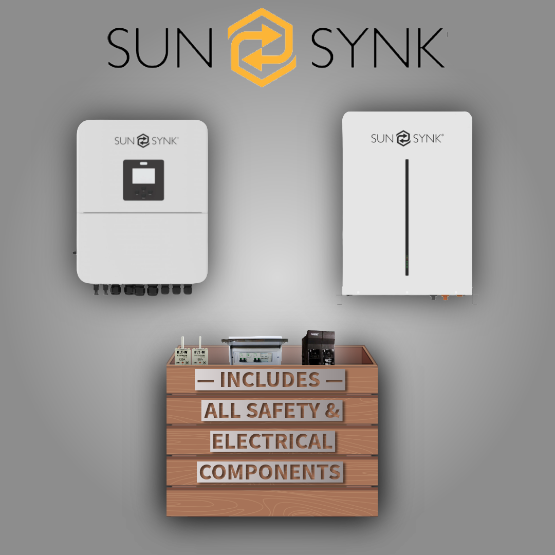 Sunsynk 5kW Inverter + Sunsynk 5,12 kWh Li-Ion Battery G Series