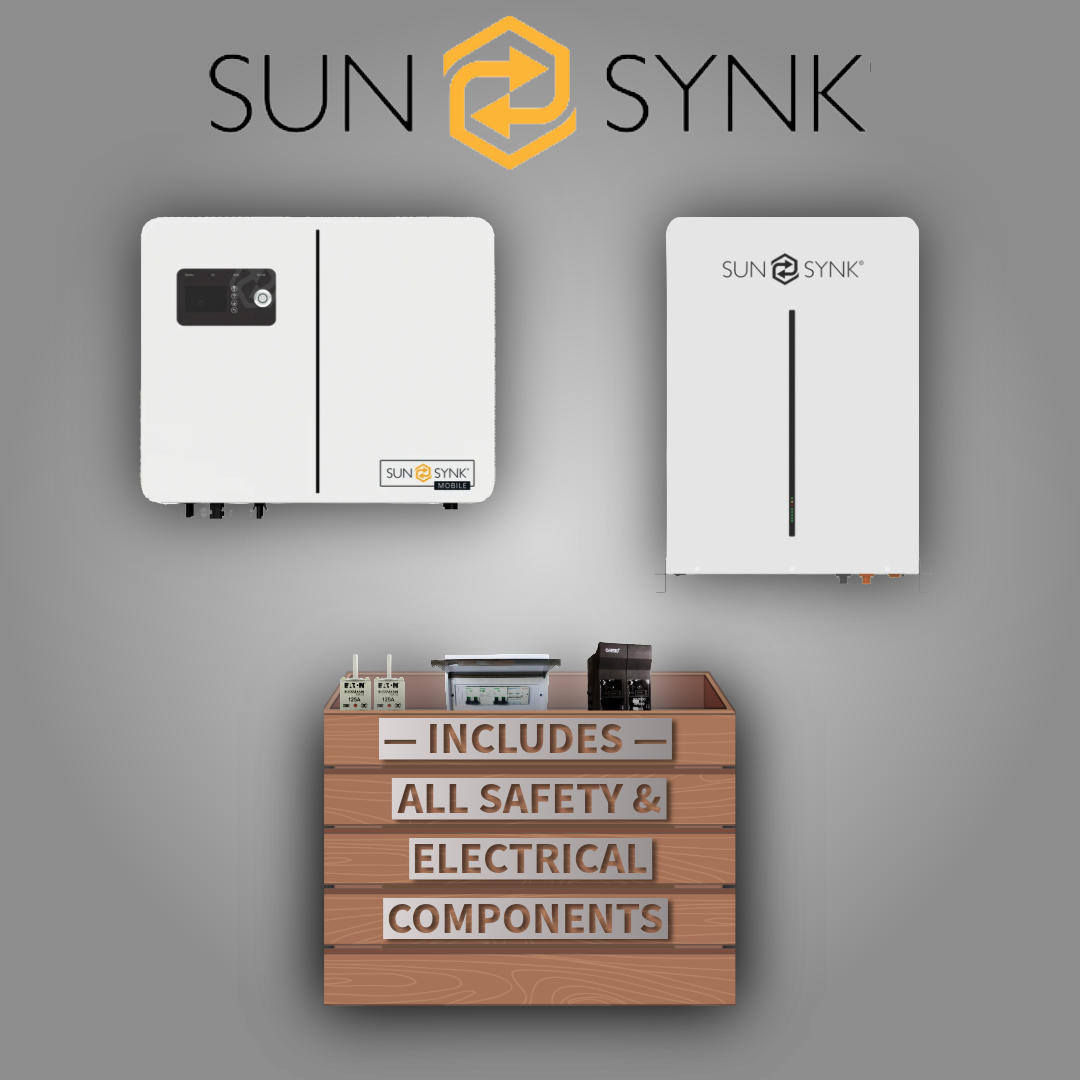 Sunsynk 6kW Lynks Inverter + Sunsynk 5,12 kWh Li-Ion Battery G Series