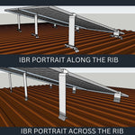 IBR No Rail Bracket (Along The Rib)